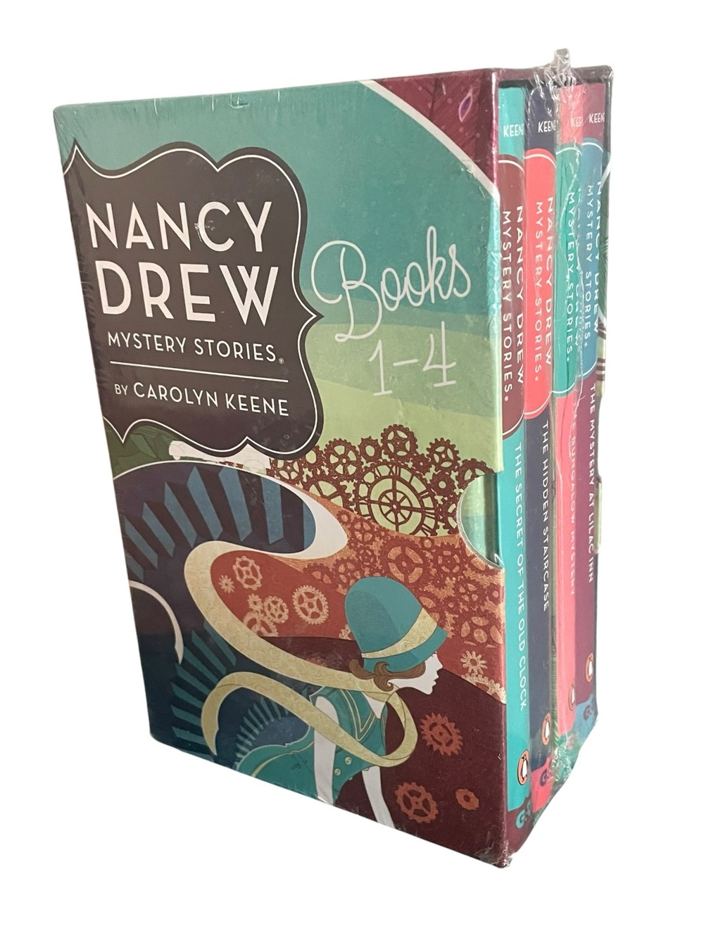 NEW Nancy Drew Box‎ Set Book Mystery Stories Books 1-4 Hardcover Carolyn Keene